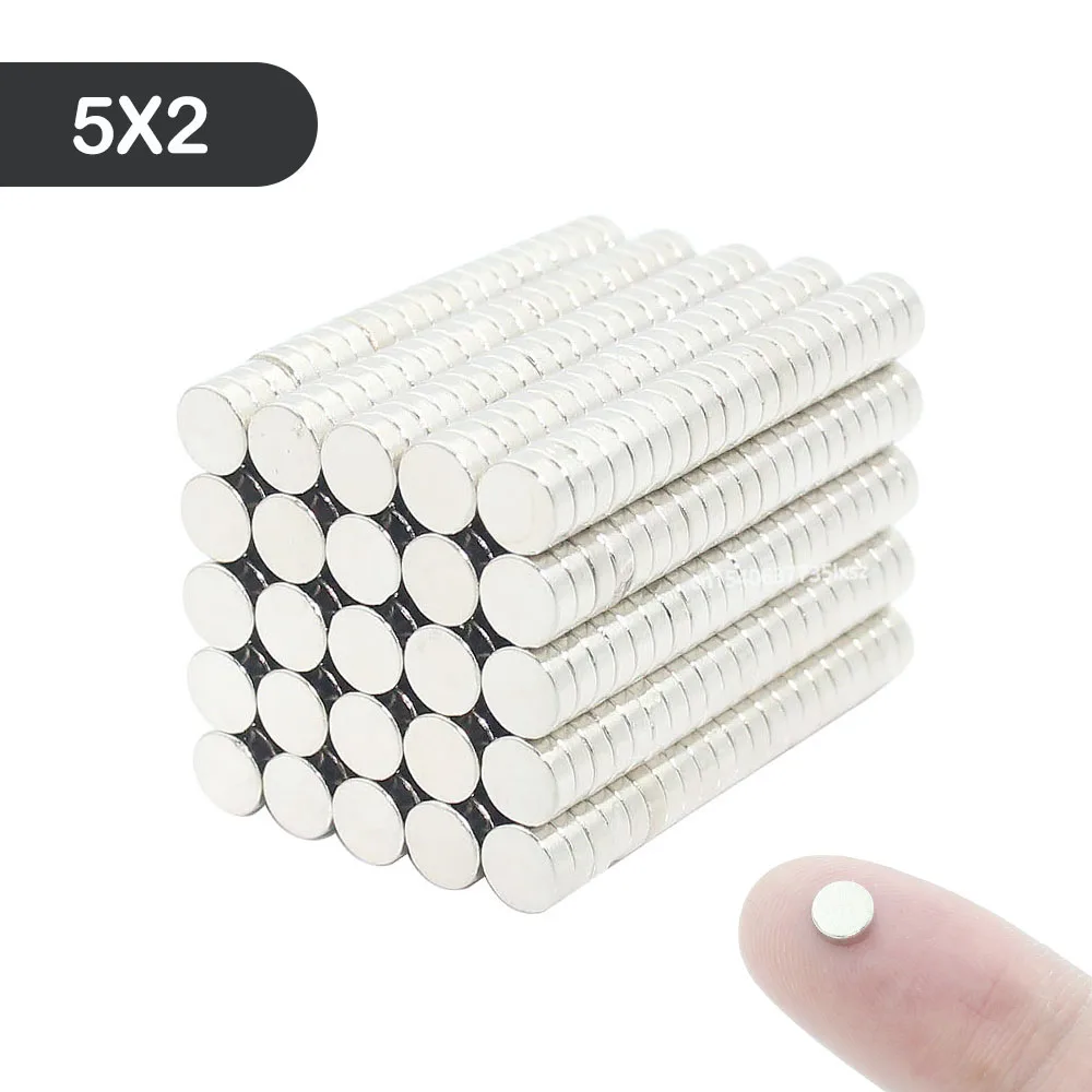 

10/20/30/50/80/100/150Pcs Small Round Magnet 5x2 Neodymium Magnet N35 5x2mm Permanent NdFeB Super Strong Powerful Magnets imans