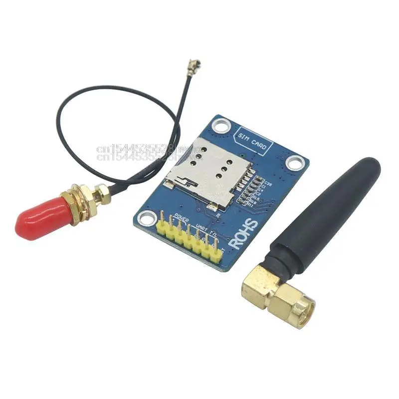 SIM800L V2.0 5V беспроводной GSM GPRS модуль четырехдиапазонный с антенной кабельный