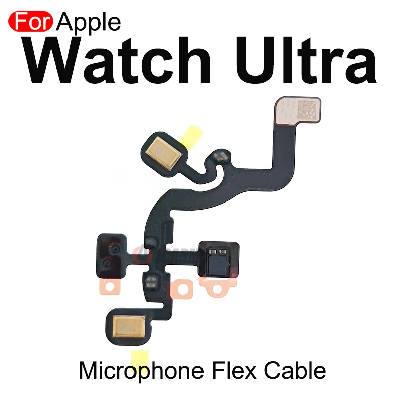 Фото Aocarmo для Apple Watch Ultra 49 мм ЖК-дисплей, микрофон с питанием, Корона, Bluetooth, маленькая доска, подключение аккумулятора, гибкий кабель, запасные части №3
