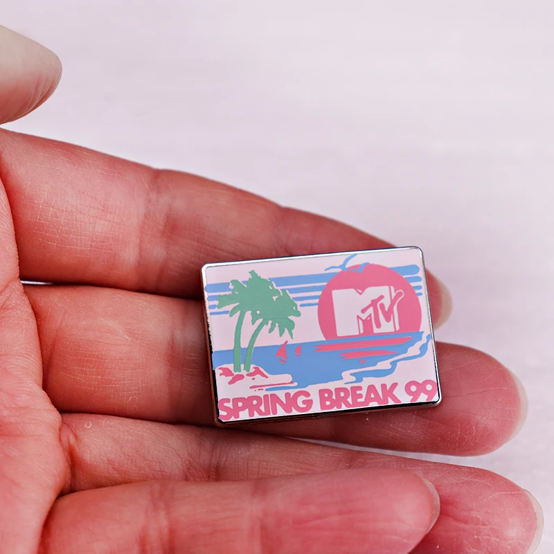 Значок с логотипом Borns от Pain музыкальные украшения в стиле рок панк хип-хоп