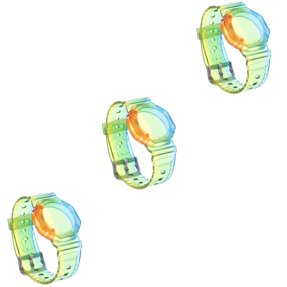 

Tracker Case Iridescent Watch Protector Bracelet Cover Anti-Scratch Band