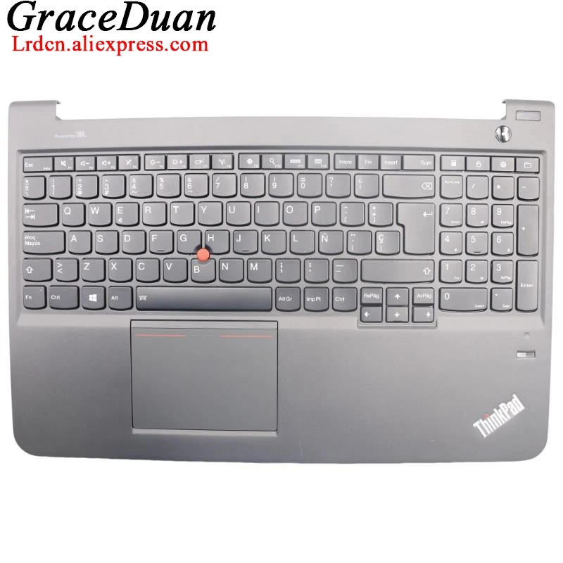 ES Испанский черный верхний чехол для клавиатуры упор рук Lenovo Thinkpad S5 S531 S540 00HM834 00HM871