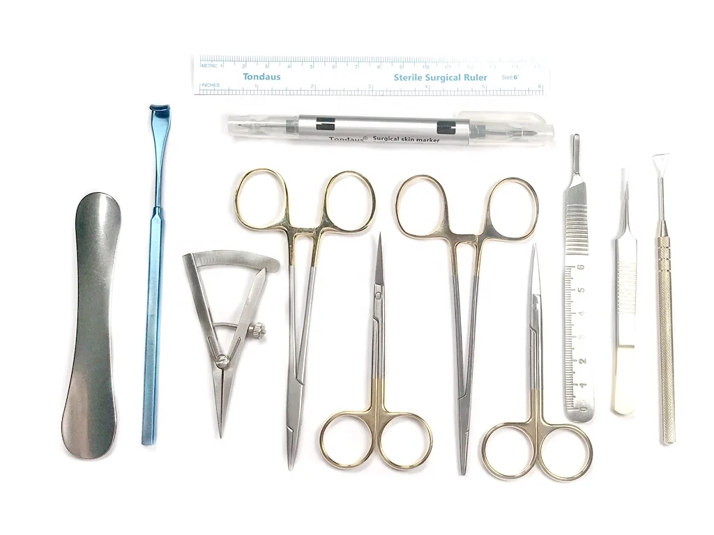 Набор хирургических ножниц для офтальмологии 12 шт.