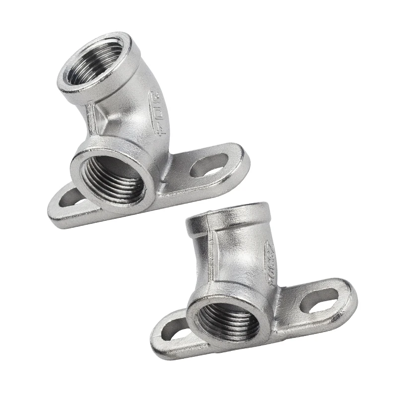 Нержавеющая сталь 304 1/2 дюйма 3/4 BSP с внутренней резьбой 45 ° 90-градусный коленчатый