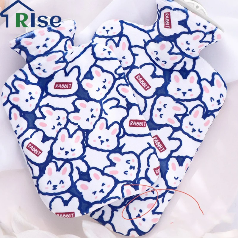 

Бутылка для горячей воды, Женская плюшевая ткань, Милая мини-сумка для воды с подогревом, сумка для горячей воды, мультяшная бутылка для горя...