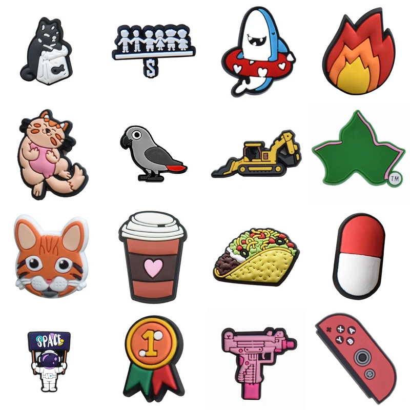 

Wholesale Bulk Men Shoe Charms Girl Decorations for Crocs Boy Kids Women Charm Set Jeans Para Pins Shoes Accessories Gifts Packs