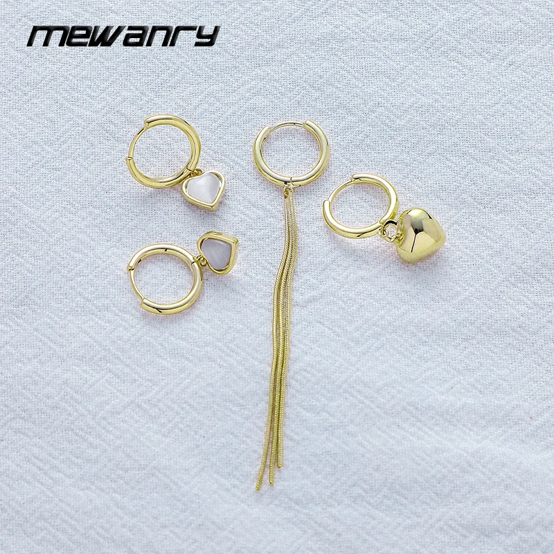 

MEWANRY Прямоугольные Белые циркониевые кольца для женщин милые изысканные геометрические блестящие Простые Модные вечерние ювелирные издел...