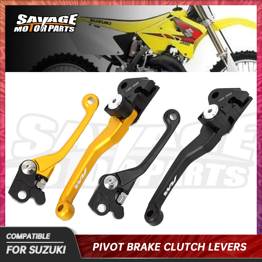 Pivot Brake Clutch Levers For SUZUKI RM85 RM 85 2002-2020 2019 Motorcycle Accessories Handle Bar Dirt Pit Bike RM-85 Off-Road