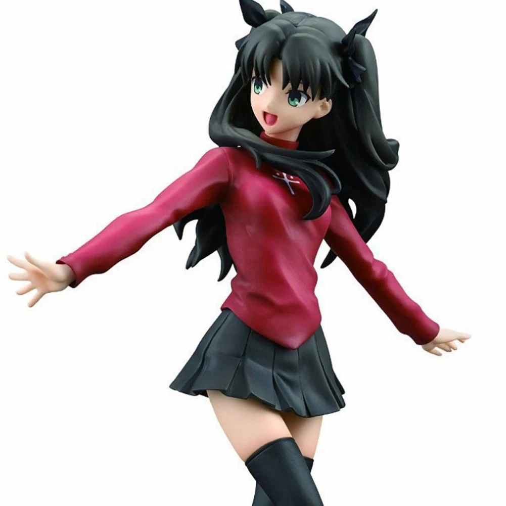 Фото Аниме FATE STAY NIGHT Tohsaka Rin FGO Station Модель Коллекция игрушек 21 СМ Фигурка окрашенная фигурка Rin Doll ПВХ Детские подарки №3