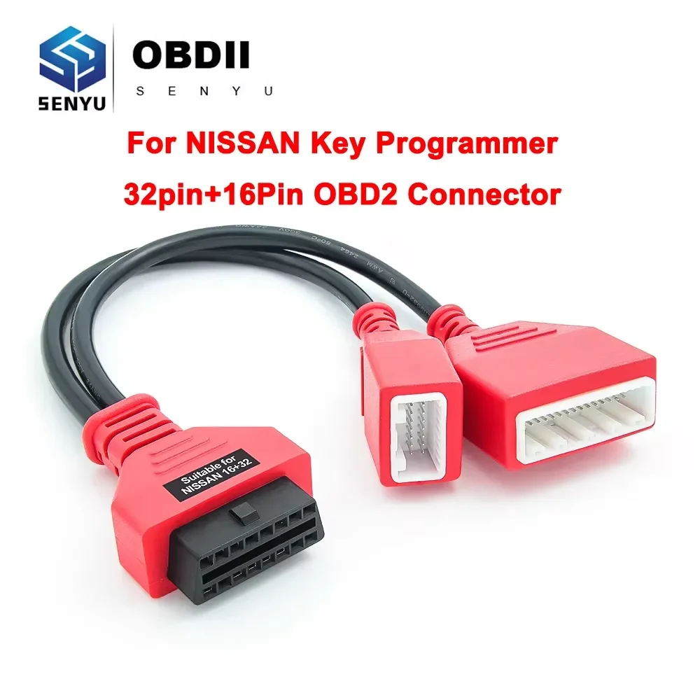 

Диагностический Кабель-адаптер OBD2 Для Nissan (32+16 Контактов) С Функцией Safe Gateway И 16-контактным Адаптером Для Ключей...