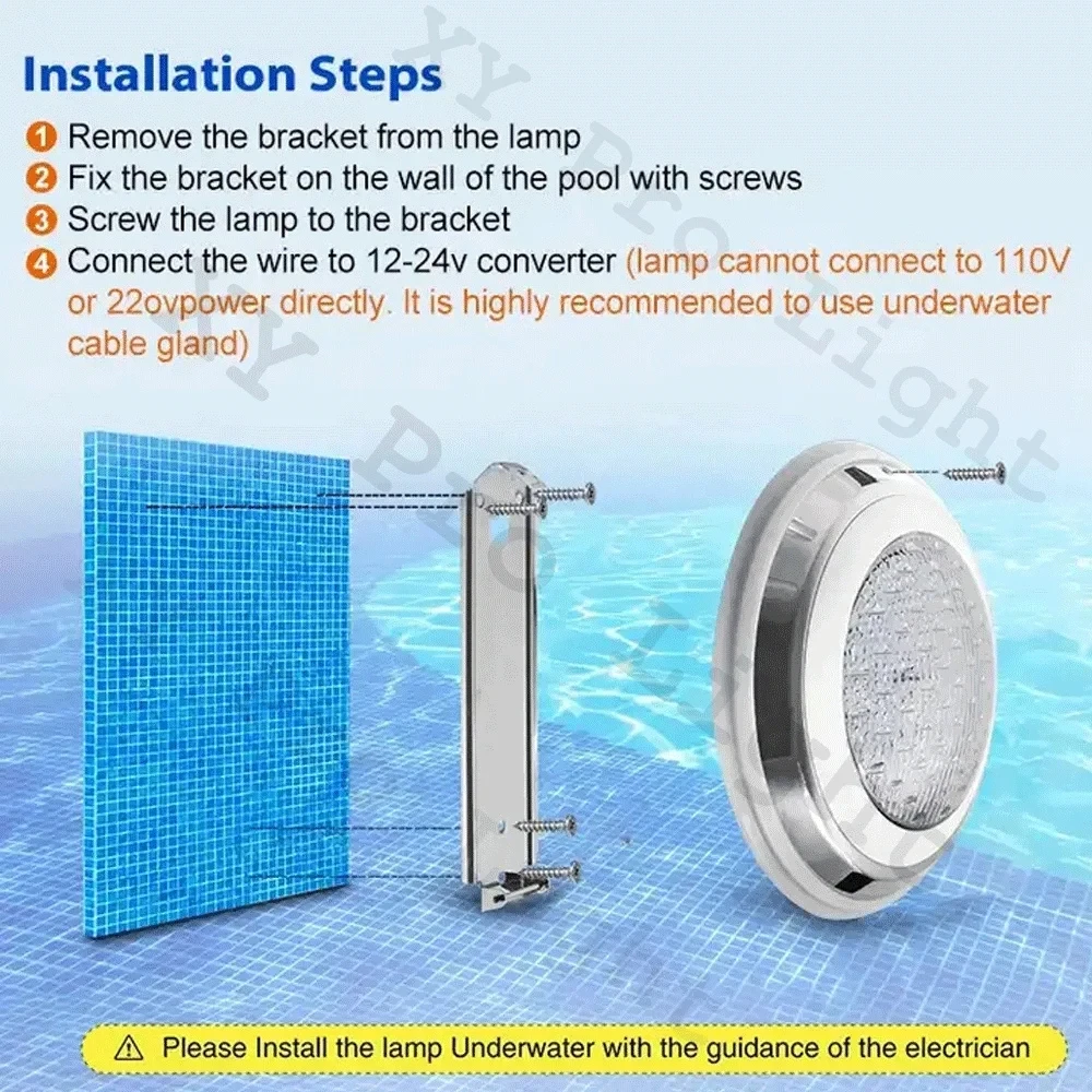 XY Pro Light RGB Подводный светильник для бассейна