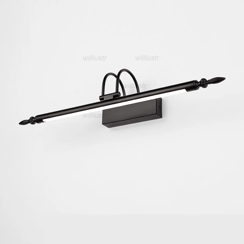 Креативная акриловая вращающаяся на 180 ° настенная лампа металлическое