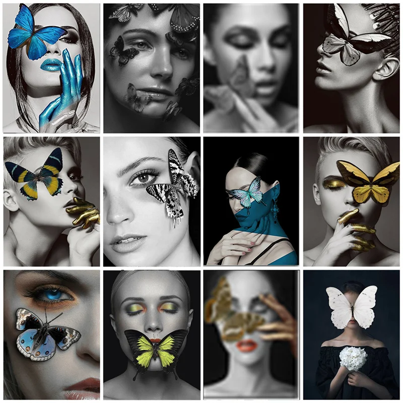 

Алмазная живопись 5D «сделай сам», портрет сексуальной девушки, Набор для вышивки крестиком, Ручная инкрустация, подарки для комнаты девочки...