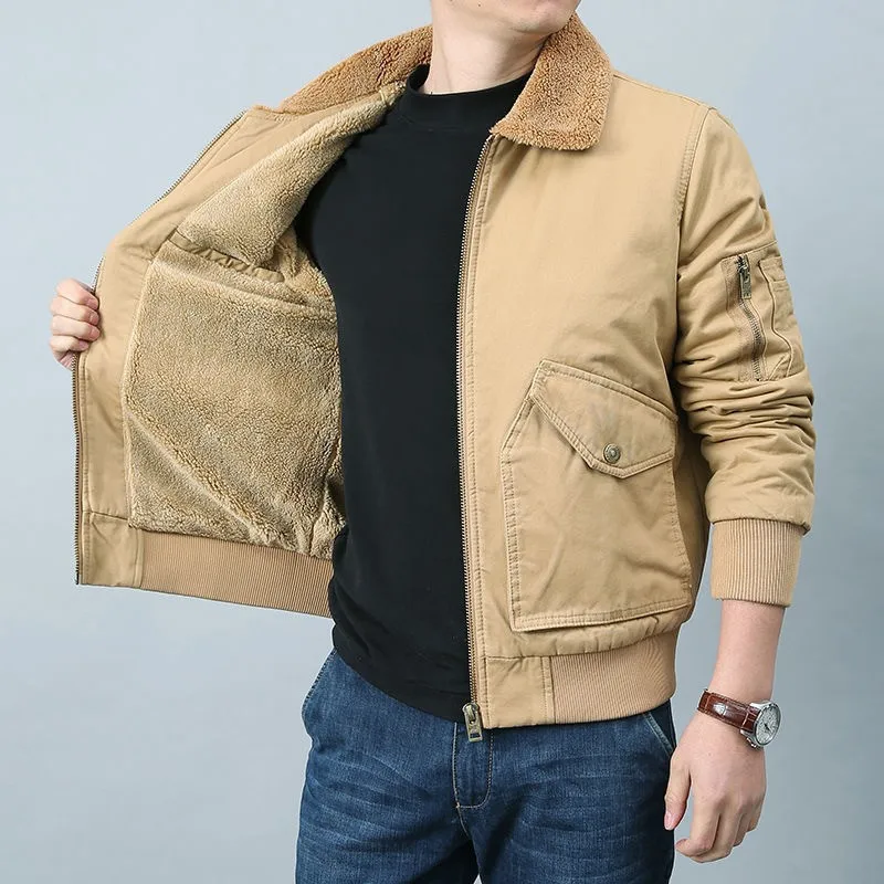

Men Clothing Winter Lamb Wool 2021 Fashion Casual Sports Fur All In One Pure Cotton Jacket Man Bomber Jacket Coats Plus Size 5xl