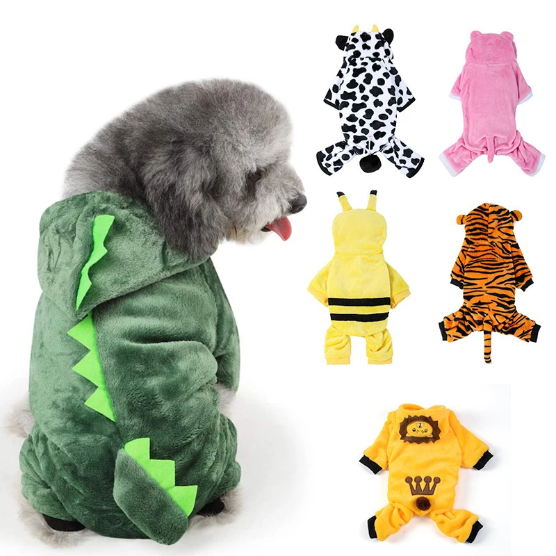 

Pet Dog Clothes Cosplay Dog Cat Clothes Warm Dinosaur Tiger Animals Clothes Puppy Coat Puppy Clothes Pet Clothes Big Dog Hoodie