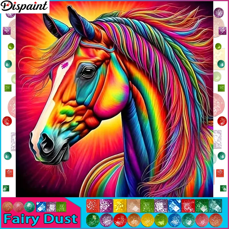 Dispaint Fairy Dust AB Алмазная картина Полный квадратный/круглый бриллиант &quotКорные