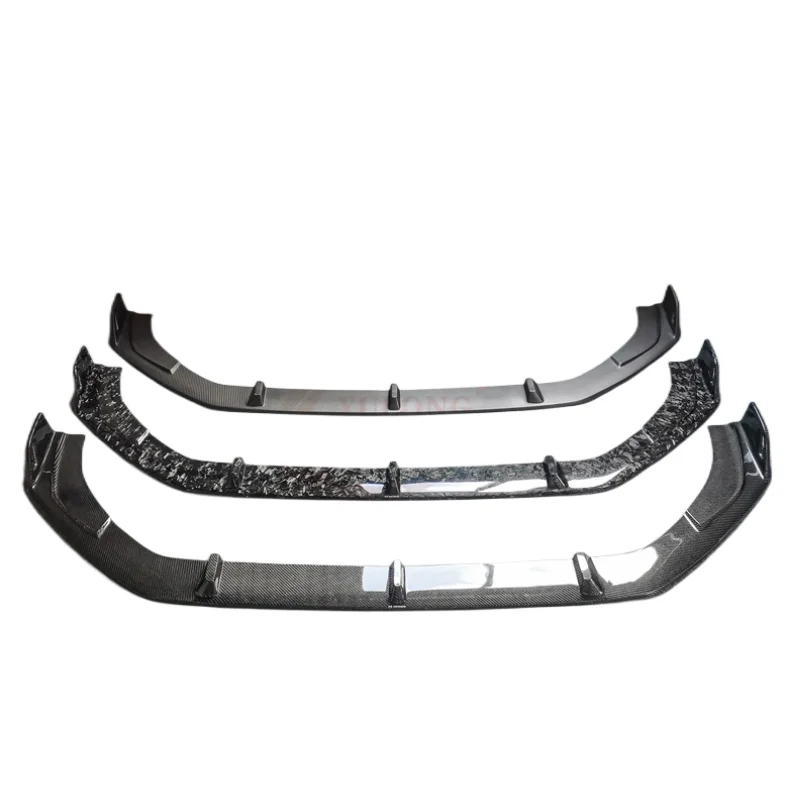 

High Quality AE Style Full Carbon Fiber front lip front bumper shunt for Audi S4 RS4 B9 B9.5 2020-2022 body Kit