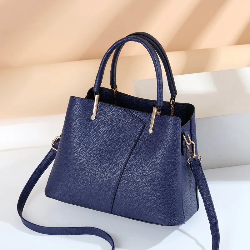 

Women's Bag 2022 Autumn New Simple Ladies Handbag Fashion Luxury Lychee Pattern Shoulder Bag Foreign Style Bag Women