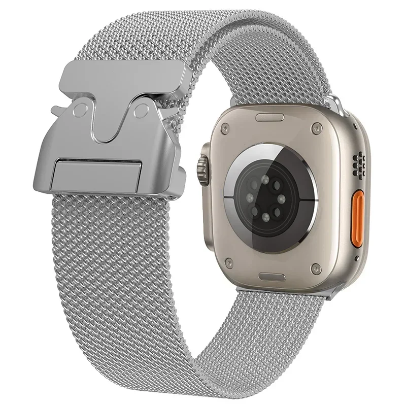 Ремешок Миланская петля для Apple watch Band 49 мм 45 46 41 42 40 браслет iwatch series 10 9 7 8 5 6 SE Ultra2