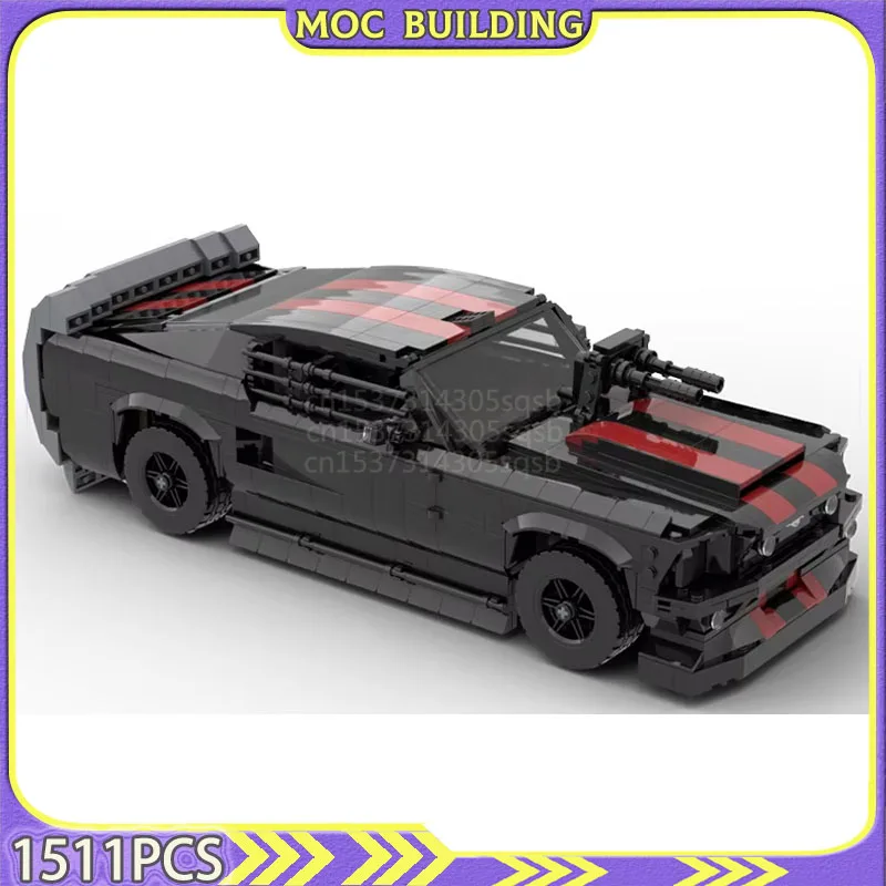 Спортивный автомобиль Moc строительные блоки модель дисплея автомобиля кирпичи