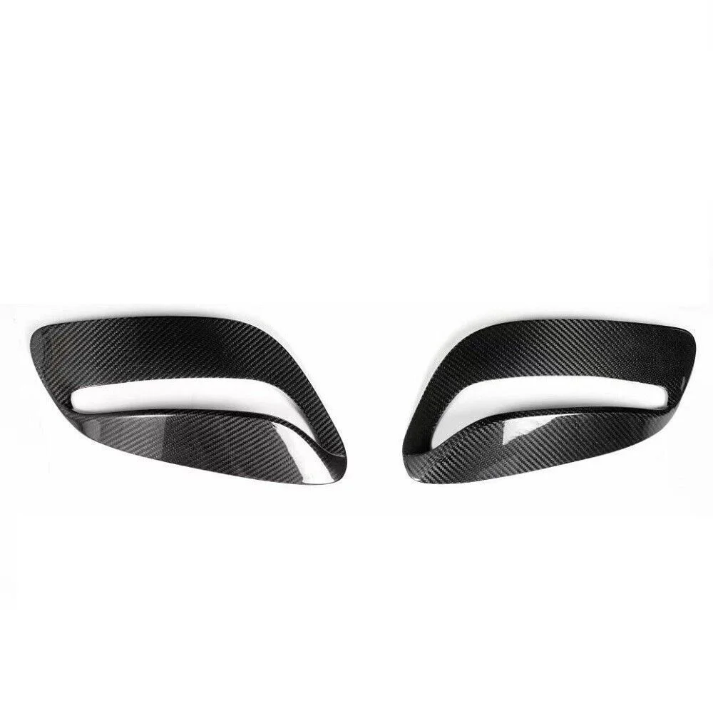 Настоящее сухое углеродное волокно задняя боковая накладка на крыло автомобиля