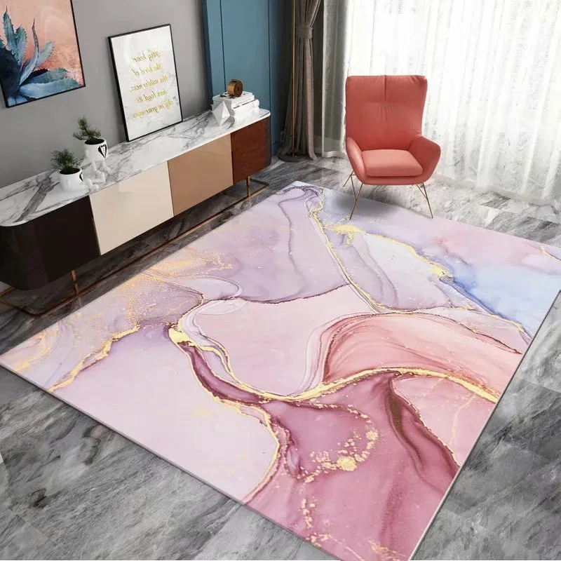 

Nordic Light Luxury Carpet Living Room Sofa Coffee Table Rugs Kitchen Non-slip Floor Mat Home Decoration Bedroom Large Area Rug