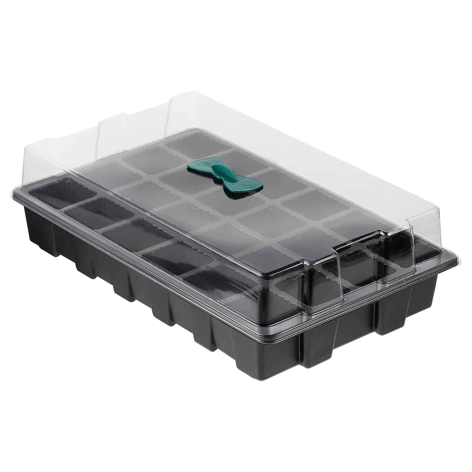 

Yarnow 3pcs 24 Cells Trays Starter Tray Kit with Air Hole Home Garden Propagation Kit