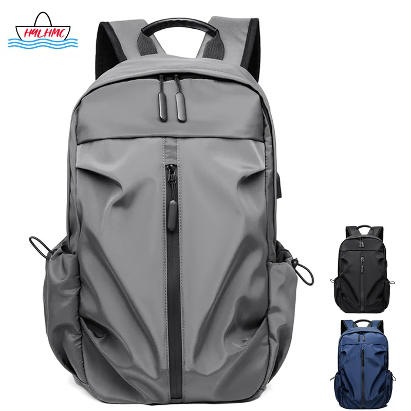 

New Backpack Men's Large Capacity Lightweight Waterproof Travel Backpack Business Computer Bag Casual Simple Schoolbag