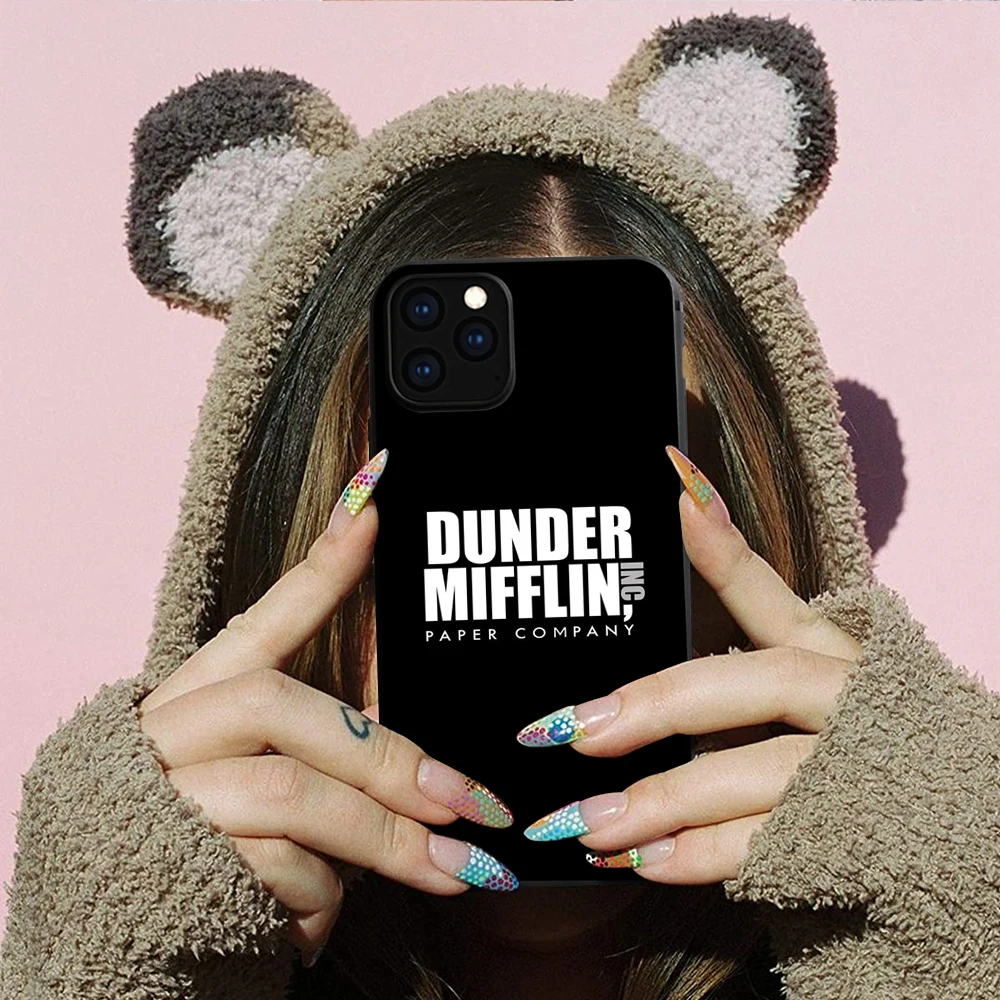 for iphone 13 the office dunder mifflin phone case for iphone 11 12 13 pro xs max pro mini 8 7 6 6s plus x 2020 xr phone covers free global shipping
