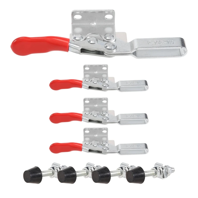 4 шт. противоскользящие красные горизонтальные зажимы 201-B