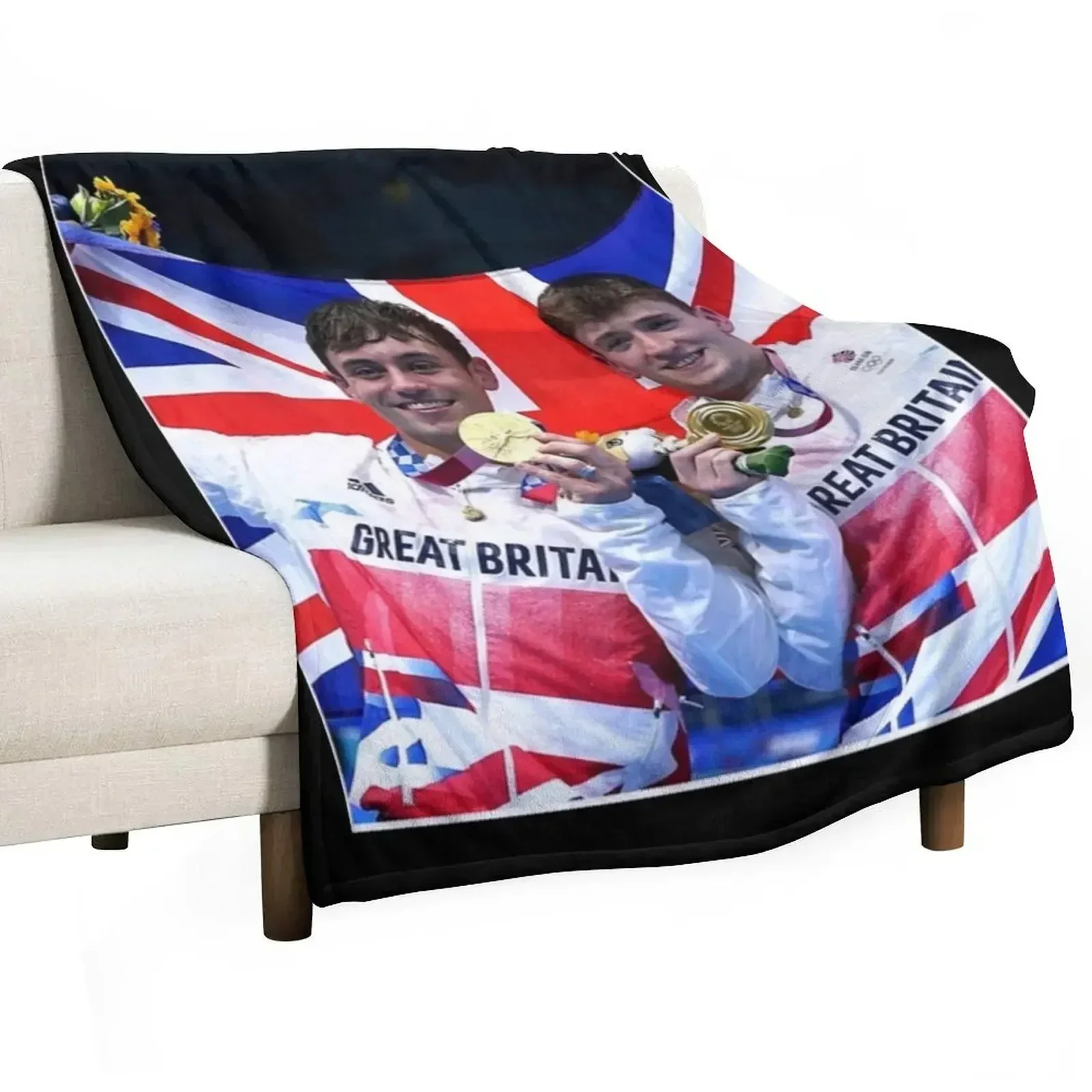 Одеяло Tom Daley одеяла для диванов туристические идеи подарков на День святого