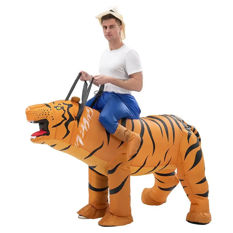 

Tiger Inflatable Costume Woman Cosplay Costumes for Halloween Masquerade Purim Christmas Party Anime Cosplay Costume Dress Suit