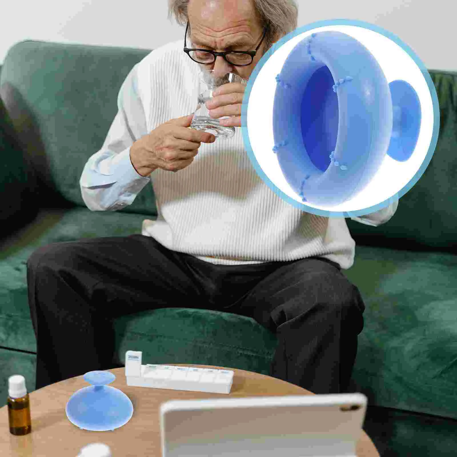 

Palm Sputum Cup Massagers Physical Therapys Cup Tools Kids Sputum Suction Device Soft Back Beater