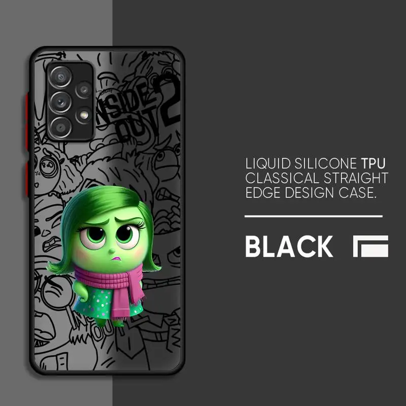 Чехол для телефона Disney Inside Out Vice Mente Samsung Galaxy A52 A32 A21s A16 A13 A55 A54 A12 A15 Los Kosovo матовый