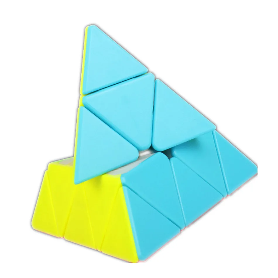 

QIYI Qiming S2 Pyramid 3x3x3 Magic Cube Professional Cubo Magico Puzzle Toy For Children Kids Gift Toy Children's Puzzle Gifts