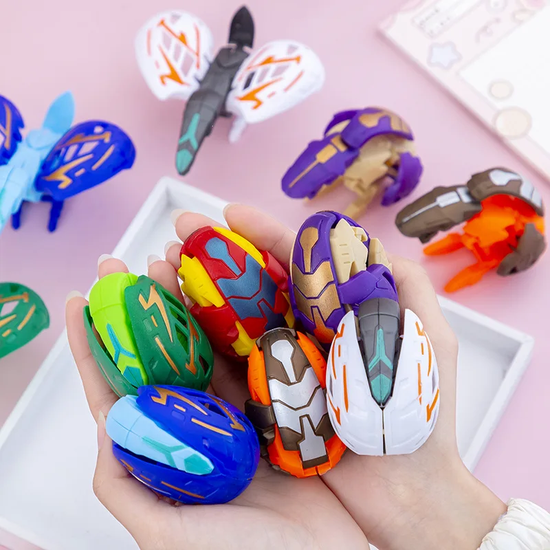

Children's Deformation Dinosaur Egg Toy Boy Action Doll Animal Deformation Model Capsule Park Dragon Tyrannosaurus Kids Gift