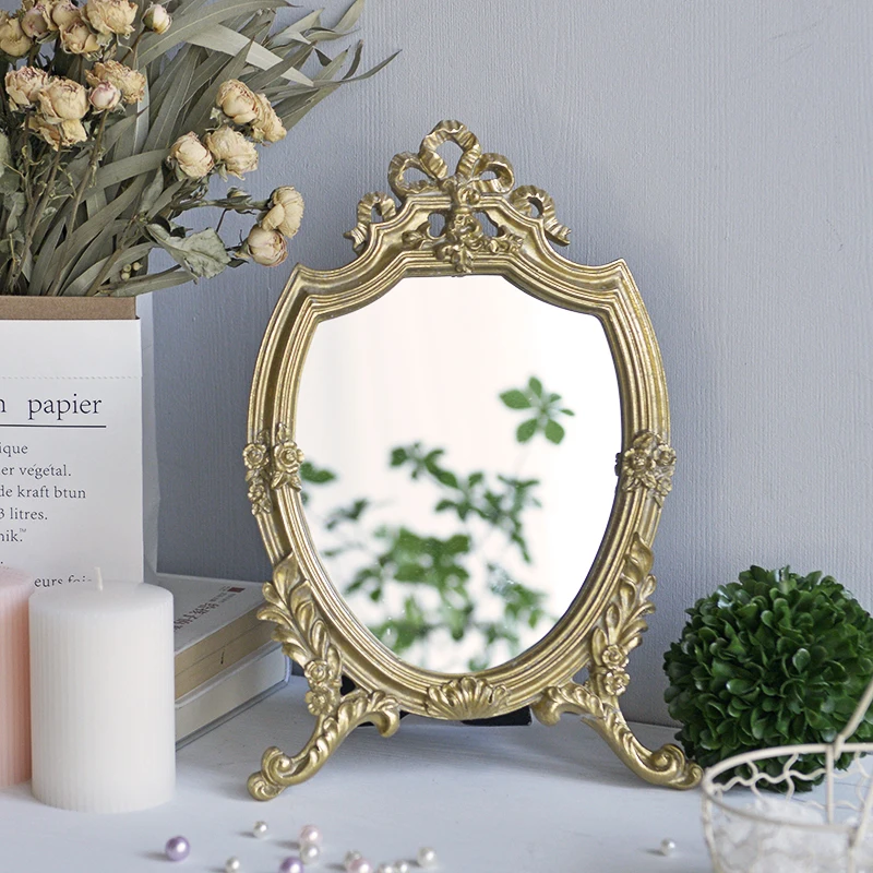 

Зеркало для лица Nordicc, настенное украшение для гостиной, зеркало для бритья, дизайнерское элегантное кавайное украшение для комнаты XF147YH
