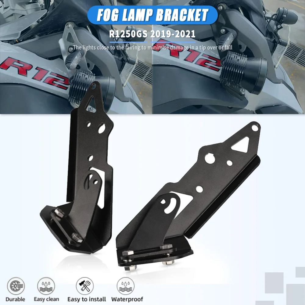 

For BMW R1200GS LC R1250GS ADV R 1200 GS 1250 ADVENTURE GS1200 Motorcycle Fog lamp Spotlight Bracket Holder Spot Light Mount