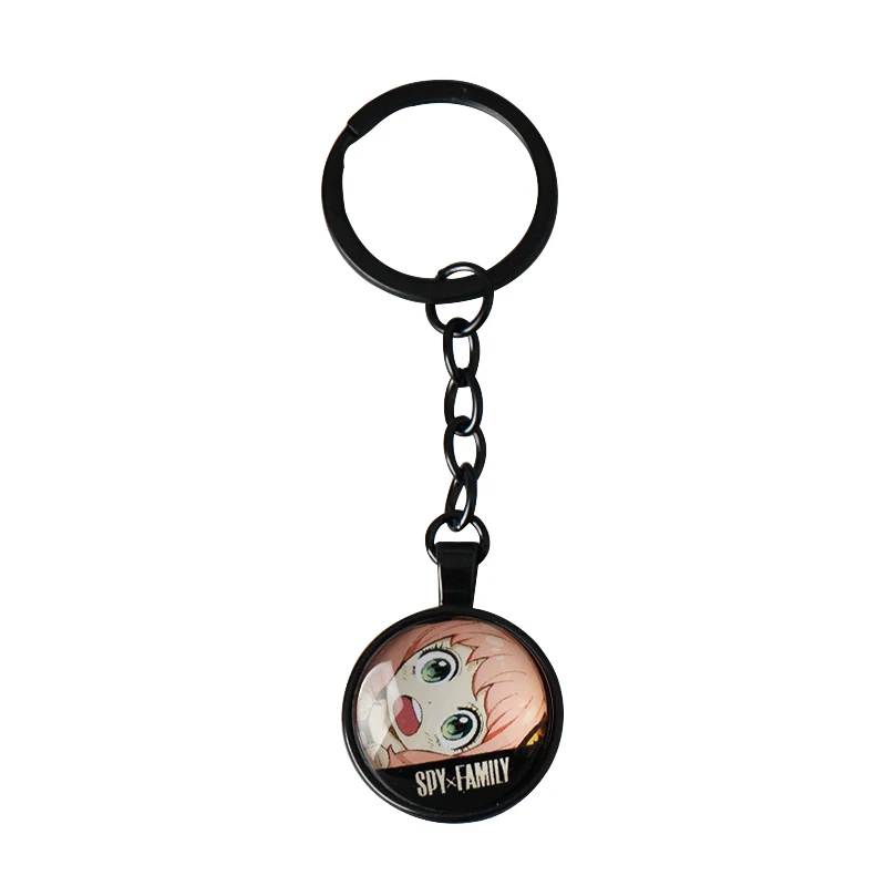 

Anime SPY FAMILY Yuri Briar Twilight Loid Forger Keychain Cosplay Accessories Backpack Glass Pendant Badge Christmas Gifts