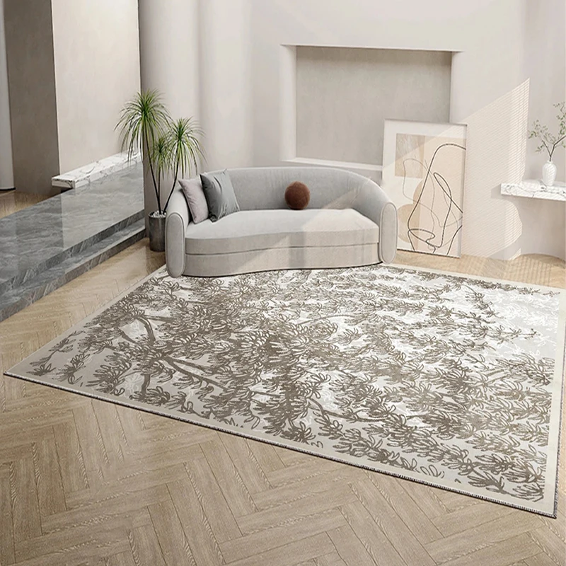 

Living Room Carpet European Rug Bedroom Decoration Vintage Forest Woods Big Size Large Floor Mats Tapetes Modernos Para Sala
