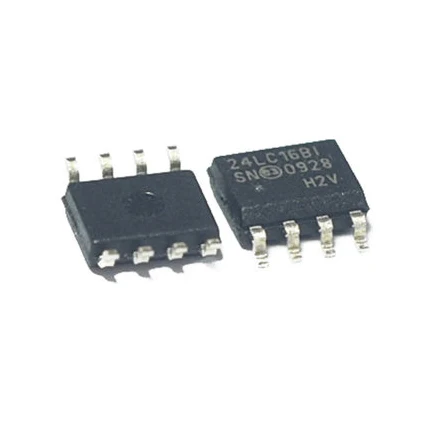 

5pcs/lot 24LC16B-I/SN SOP8 24LC16BI /SN IC EEPROM 16KBIT I2C 8SOIC 24LC16BT-I/SN 24LC16B-ISN 24LC16BISN 24LC16B1 24LC1681 24LC16