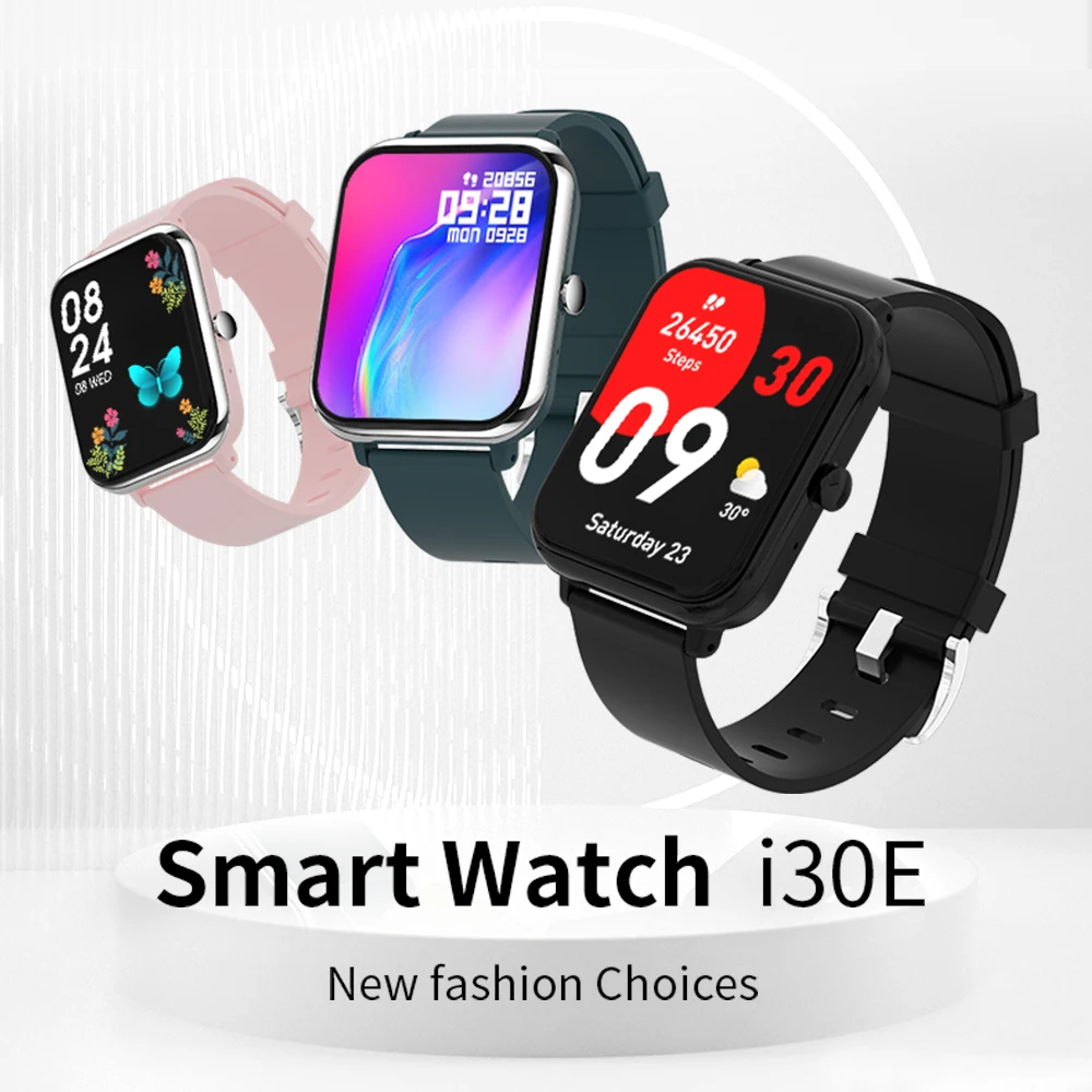 

I30E Smart Watch Men 1.9" Screen 100 Sports Modes Bluetooth Call IP67 Waterproof Sleep Monitor SmartWatch Women Clock