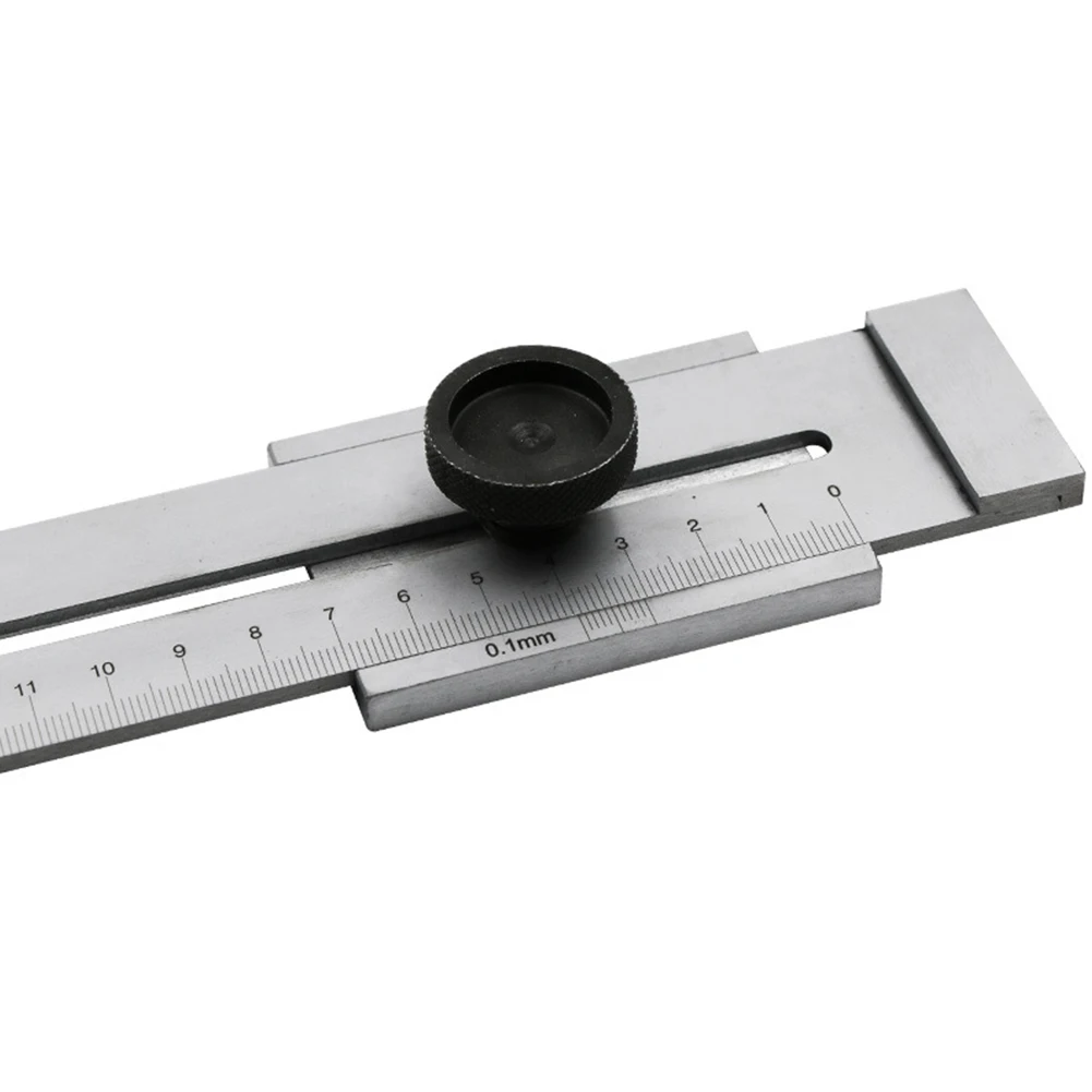 300mm Stainless Steel Marking Gauge Woodworking Measuring Screw Cutting Marking Gauge Scraper Ruler For Model Makers