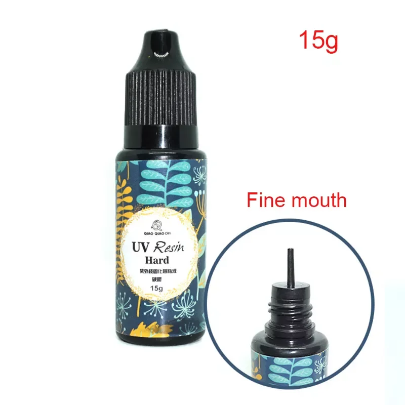 

Glue UV Ultraviolet Resin Gel Curing Quick-drying Non-toxic Transparent Sunlight Activated Hard Resin Jewelry Making Adhesives