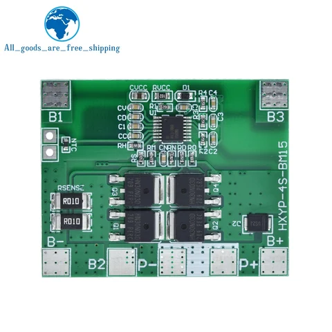 TZT 4S BMS плата защиты аккумулятора 18650