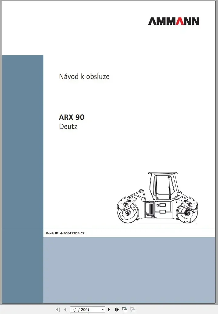 Руководство по технике запчастей и рабочей мастерской Ammann Heavy Compactor 2023 29 5 ГБ PDF
