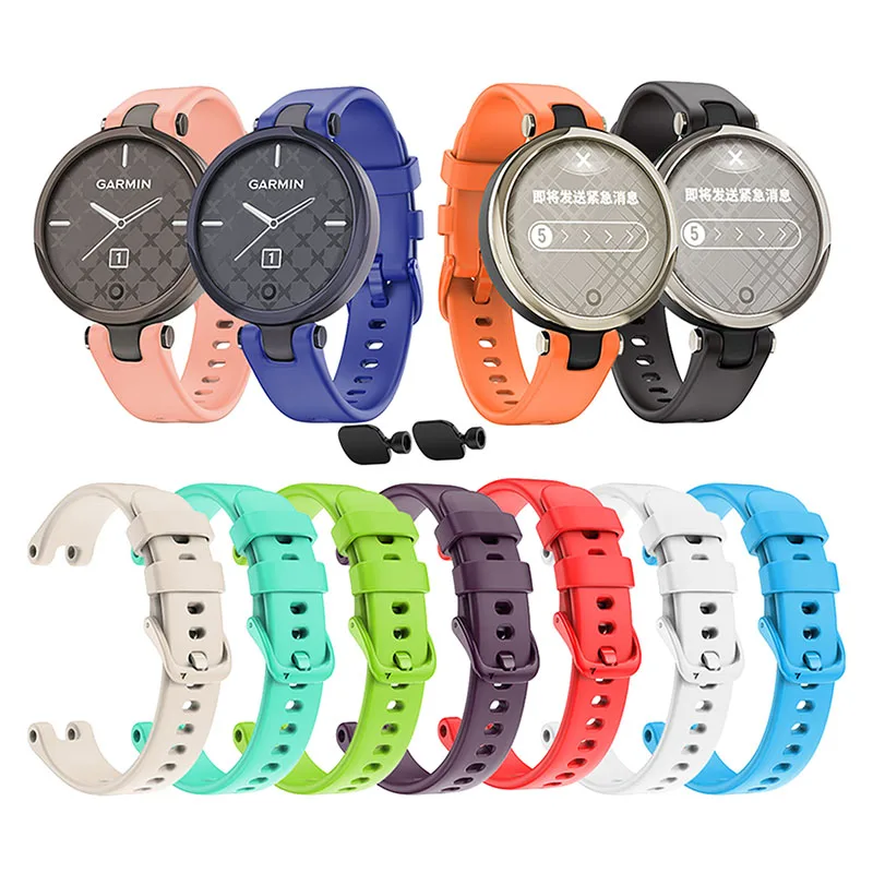 

Multicolor Silicone Watch Band Watchband Fashion High Quality Smart Accessories Watch Strap For Garmin Lily Smart Watch 14mm