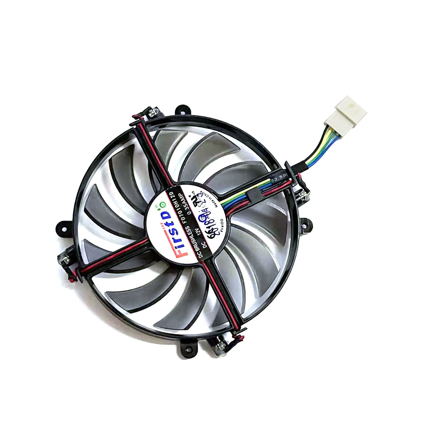 Новый вентилятор для игровой видеокарты FD7010H12D 4PIN GTX1070 1080 GPU PNY Geforce Gtx1070 Xlr8