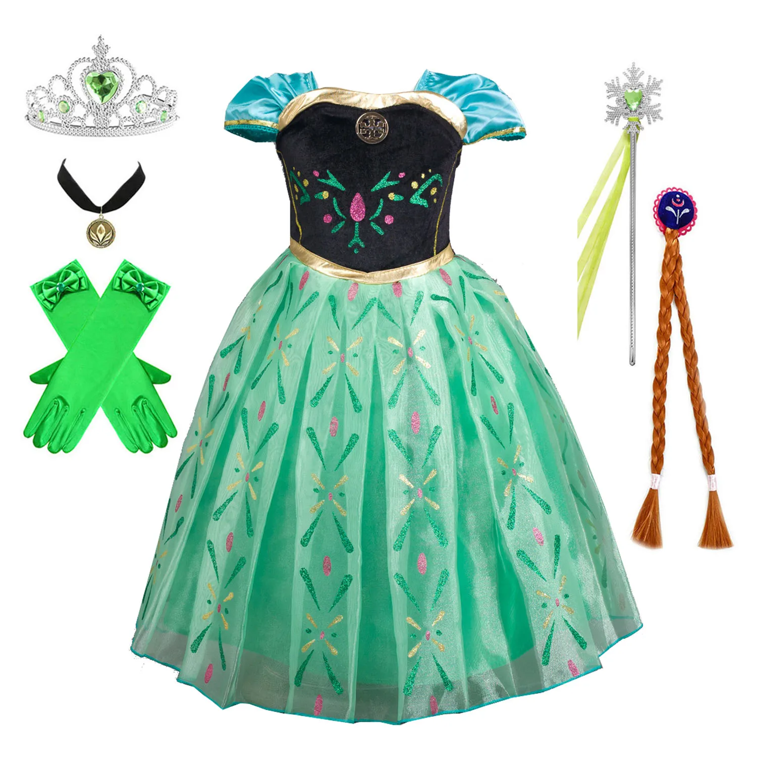 XMLSY дети для маленьких девочек фильм принцесса Холодное сердце Анна день