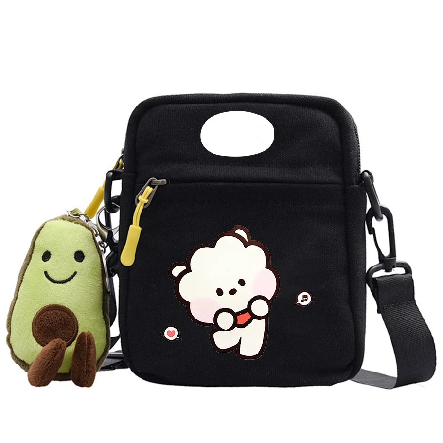 

Kpop Merch BTSHARE21 Bangtan Boys Canvas Crossbody Bags Womens Mini Phone Purses and Handbags Cosmetic Storage Travel Bag Gifts